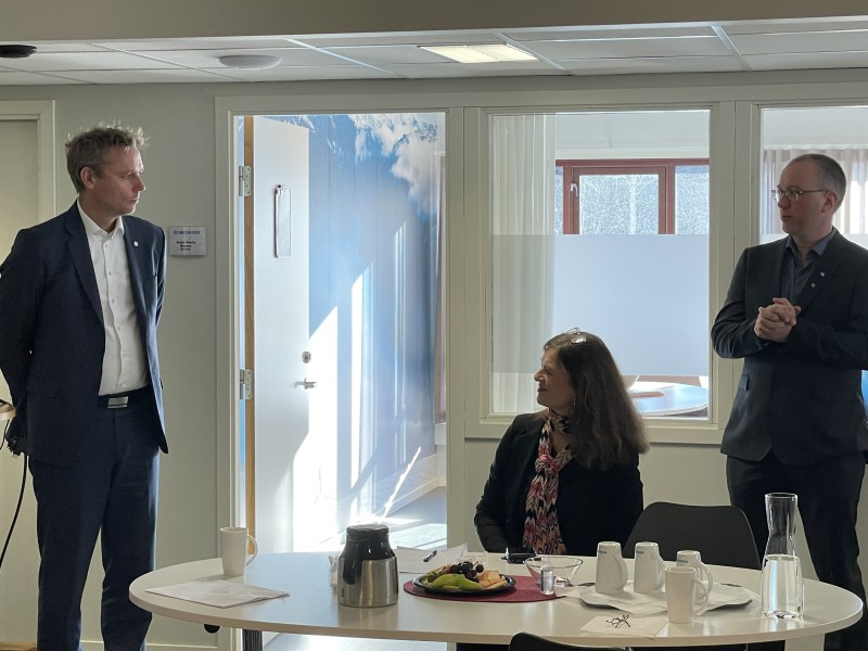 Minister Ola Borten Moe på VF