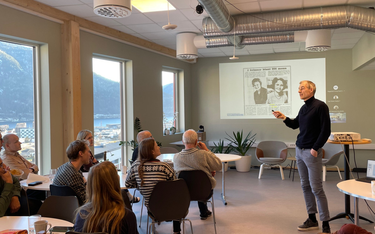 Hans Jakob Walnum held "prøveforelesning"