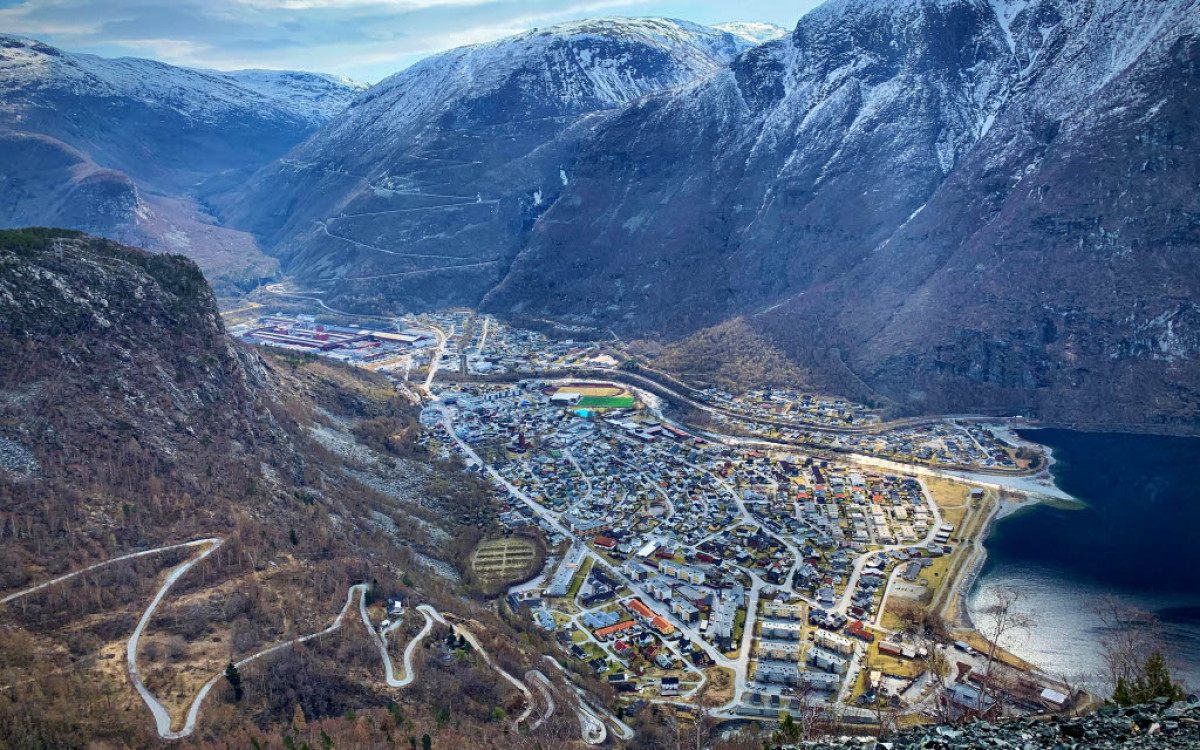 Årdal - ovanfrå