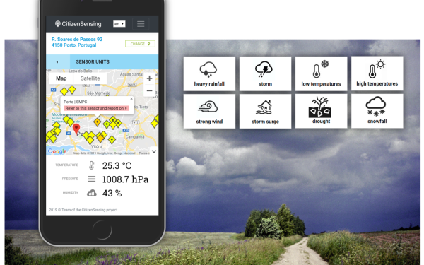 app for deling av klimadata