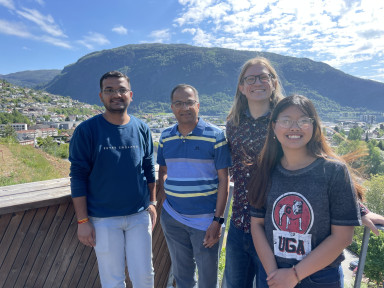 Rajendra og gjestestipendiatar